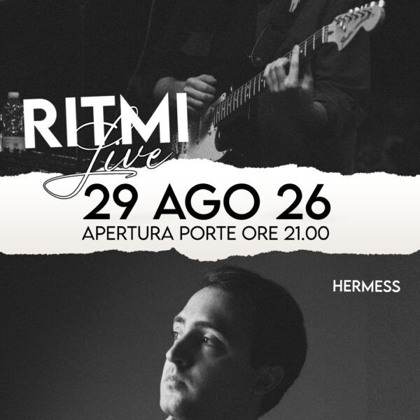 SAVE THE DATE: 29 agosto 2026 Eliachesuona e Hermess suonano al Ritmi Club di Rimini per i 15 anni di Brainstorming!